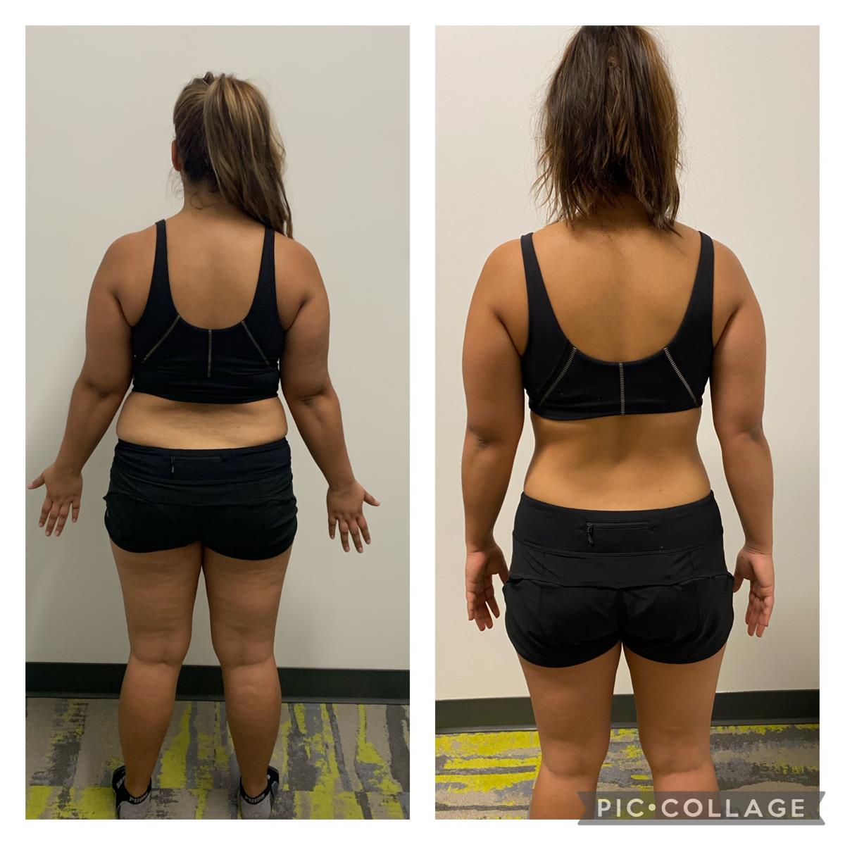 before and after fat loss
